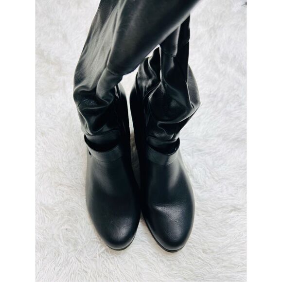 White House Women’s Gracelynn Black Slouch Boots Size 9W - Picture 11 of 12